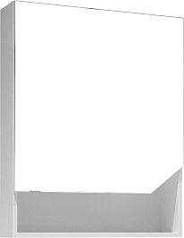 Grossman Мебель для ванной Инлайн 60 подвесная белая/дуб сонома – фотография-7